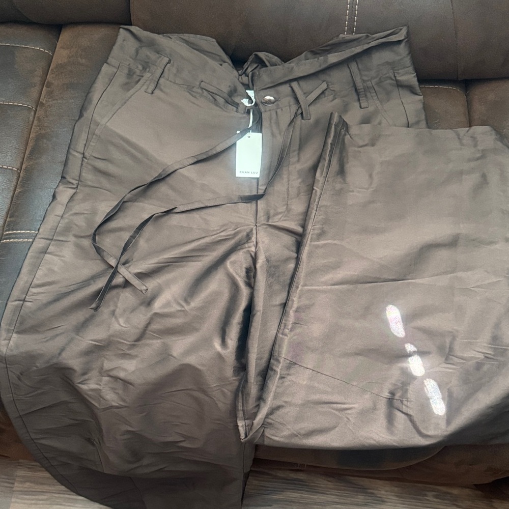 Chan Luu Women's Brown Chinos